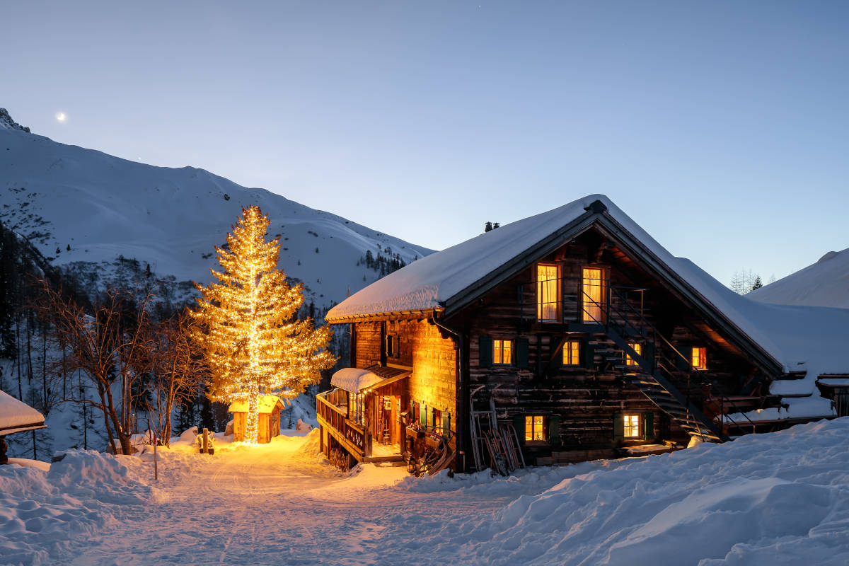 Weihnachten in den Bergen