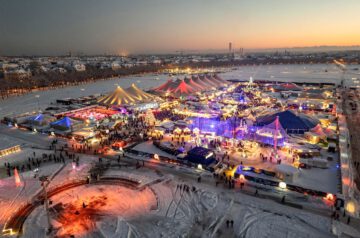 Die perfekte Location für eine Weihnachtsfeier ist das Tollwood Winterfestival auf der Münchner Theresienwiese