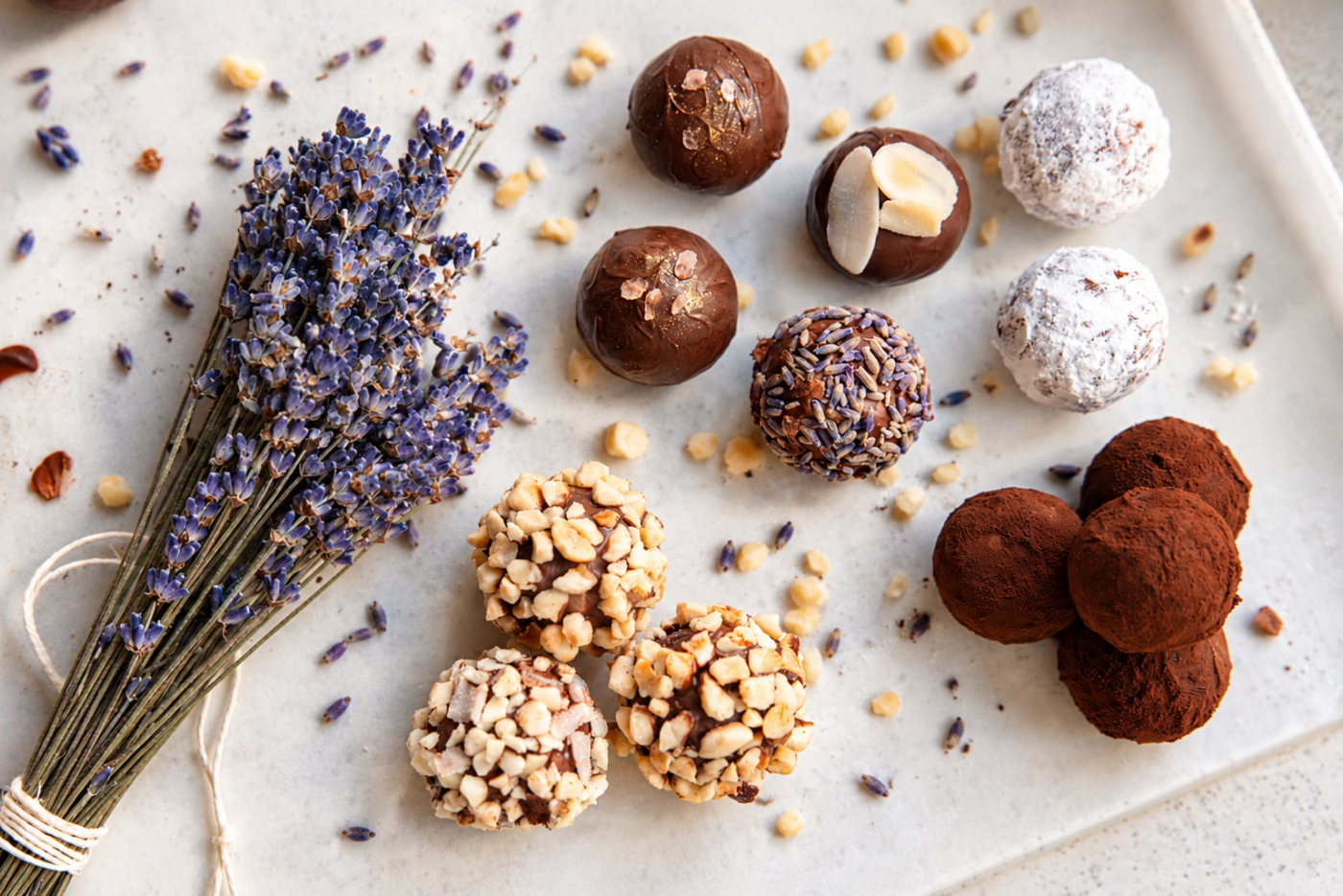 Weihnachtsfeier im FERI Chocolate Studio München: Gemeinsam Pralinen kreieren
